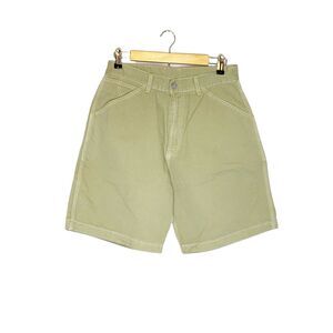 90S Y2K Size 32 Deadstock Lucky Brand Khaki Bermuda Shorts Dungarees 9" Inseam